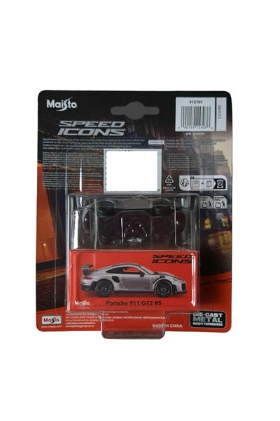 Maisto Porsche 911 GT2 RS Coupe, 2017, limited edition, gray, 1/64