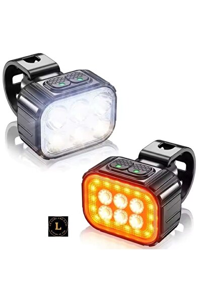 CR LUMI AND GABI Set Lumini Bicicleta Reincarcabile prin USB