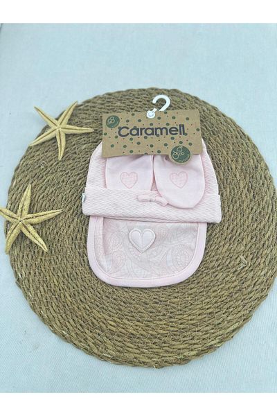 Caramell Accessories Set of 3 (Beanie Hat Gloves)