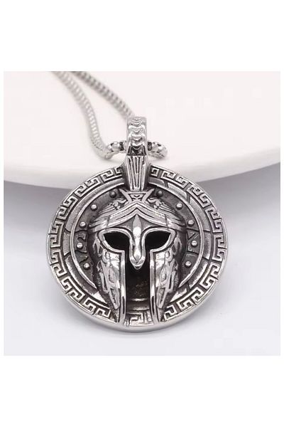 FG KONNİCHİWA 100% Steel Necklace Gothic Scandinavian Cross Viking Style Gothic Necklace Stainless Colorfast