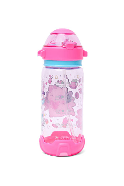 R&B زجاجة مياه وردية للبنات