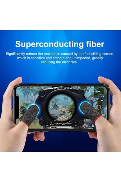 NO N4ME Goodren Pair of High-Sensitivity Gaming Finger Sleeves, Sweatproof, Breathable, Ultra-Thin Seamless