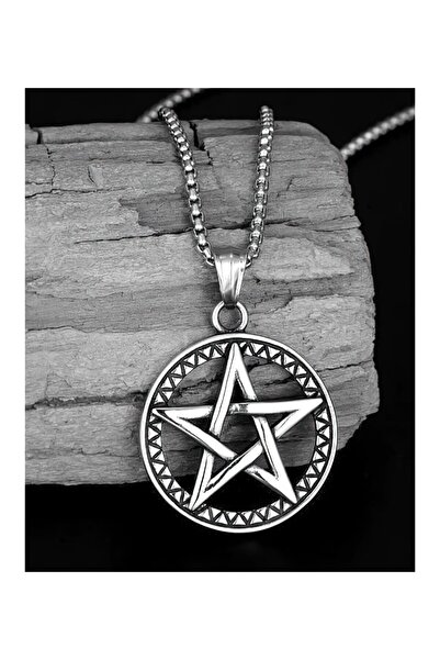 FG KONNİCHİWA %100 ÇELİK KOLYE GOTİK İSKANDİAV HAÇ VİKİNG TARZI GOTHIC KOLYE ...