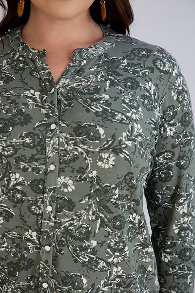 wearon tekstil Women Viscos Fabric Mother Large Size Shirt Combed