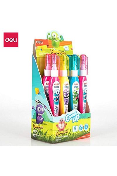 Deli Cover Up EH10000 Correction Pen 5 ml, 12-Pieces