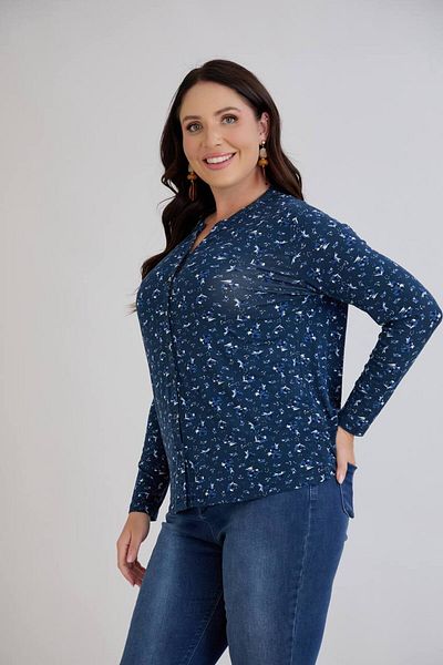 wearon tekstil Women Viscos Fabric Mother Large Size Shirt Combed