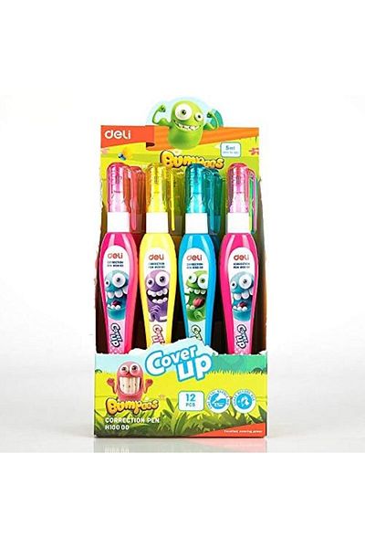Deli Cover Up EH10000 Correction Pen 5 ml, 12-Pieces