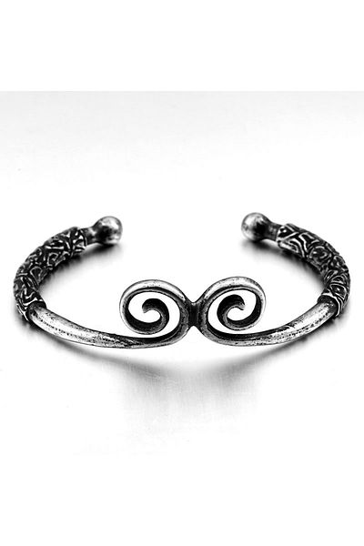 Viking Monkey King Design Adjustable Tarnish&Rustproof 316L Steel Bracelet