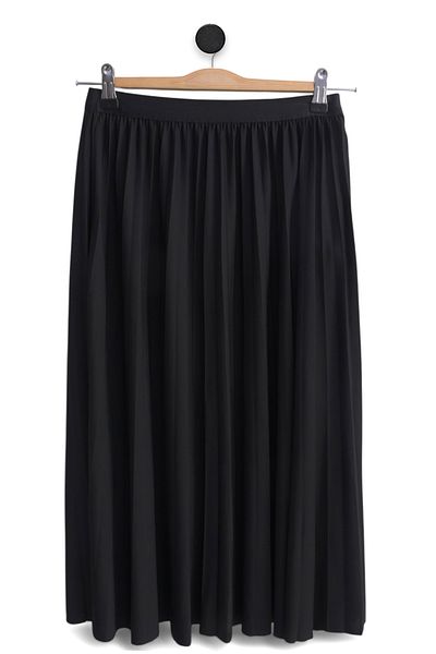 FOR WOMEN Short Pleated Midi Skirt