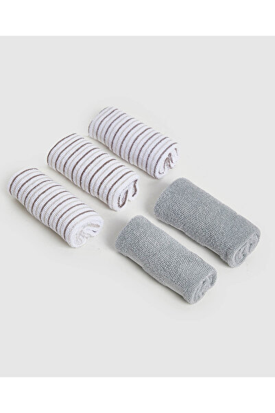 R&B Gray TOWEL 0-6M