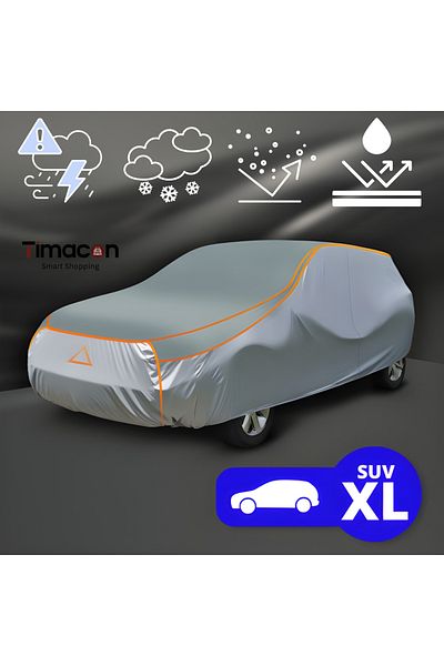 Tim Prelată auto impermeabilă anti-grindină, material premium, strat suplimentar elastic, SUV XL