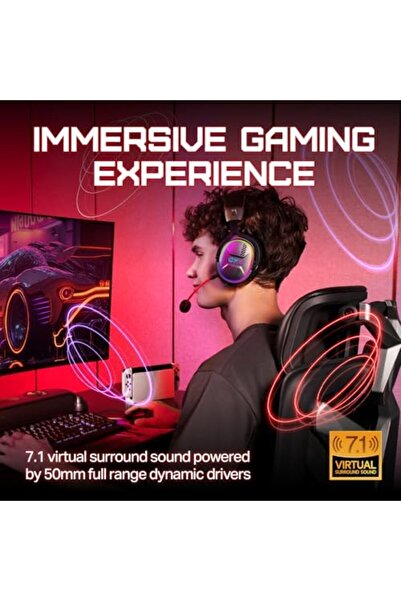 Oxs Storm G2 Gaming Headset, Black