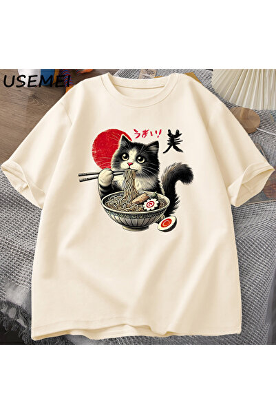 Tarzsokak تي شيرت رامين كات للرجال والنساء تي شيرت ياباني فودي تي شيرت مضحك ع...
