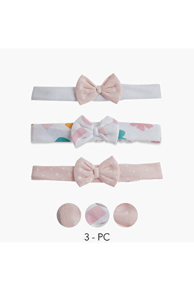 Juniors عصابة رأس مزينة بفيونكة جيجلز - مجموعة من 3 قطع