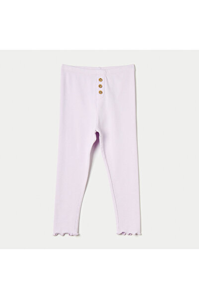 Juniors بنطال ضيق مضلع مع تفاصيل أزرار