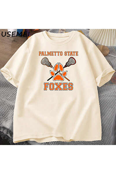 Tarzsokak Palmetto State Foxes Game TEE pentru bărbați, confortabil, cu mânec...