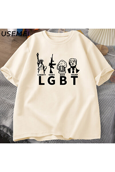 Tarzsokak Μπλουζάκι Τραμπ  "Ελευθερία Μπύρα " Διατηρήστε την Αμερική Μεγάλη Μ...