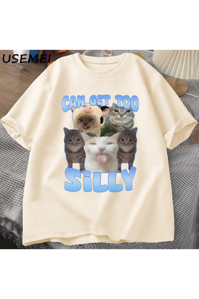 Tarzsokak Πολύ ηλίθιο αστείο μπλουζάκι με μιμίδιο γάτας Ανδρικό Γυναικείο Βαμ...