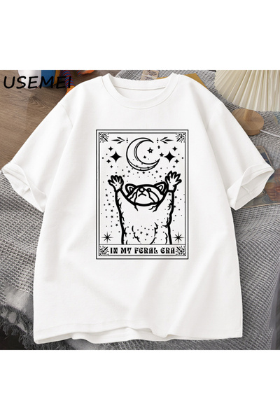 Tarzsokak Tricou cu imprimeu de tarot, tricou cu tematică mistică, tricou cu ...