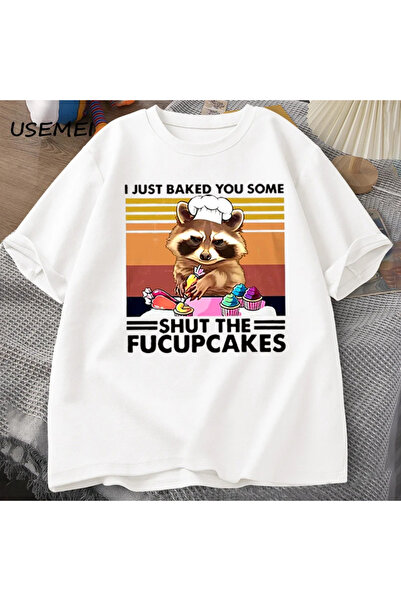 Tarzsokak Tricouri amuzante bărbați drăguț raton în cuptor I'm just in for yo...