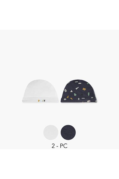 Juniors Printed Cap - Set of 2