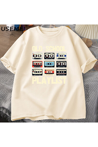Tarzsokak Casetă cu muzică Old School Tricou Play List Digital Tricou din bum...