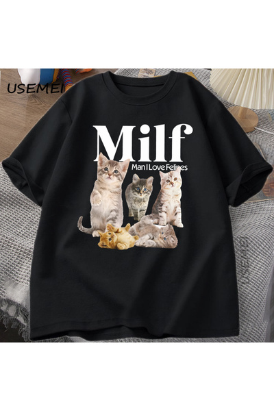 Tarzsokak MILF Muškarac Volim mačka s Cottagecore mačka s Majica za muškarce ...
