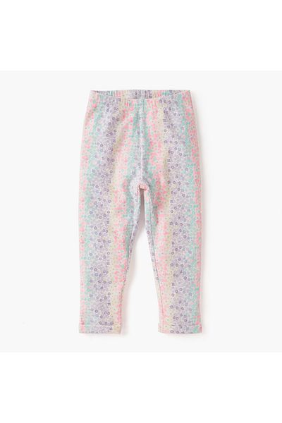 Juniors Assorted Leggings with Elasticated Waistband - Set of 2