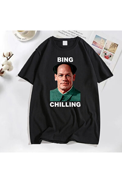 Tarzsokak تي شيرت جون زينا بينج تشيلينج جون سينا ​​عتيق تي شيرت رجالي قطن أسو...