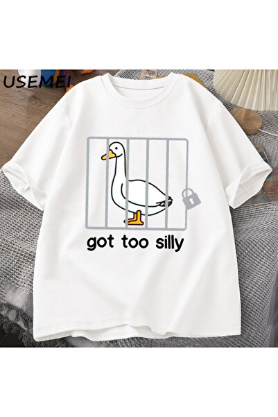 Tarzsokak Tricou Silly Goose Tricou Very Silly Bumbac cu mânecă scurtă Bărbaț...