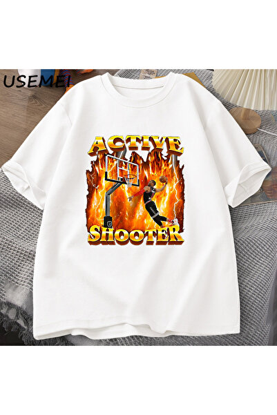 Tarzsokak Tricou cu grafică Active Shooter Tricou amuzant Meme din bumbac cu ...