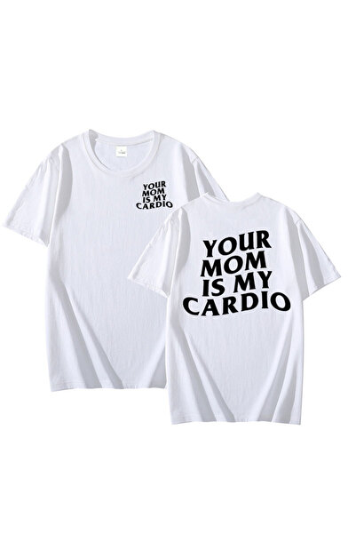 Tarzsokak Mom Is My Cardio Tricou amuzant pentru bărbați Gym Pump Cap Tricou ...