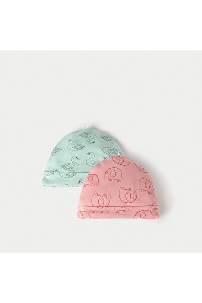 Juniors قبعة بيني مطبوعة - مجموعة من قطعتين