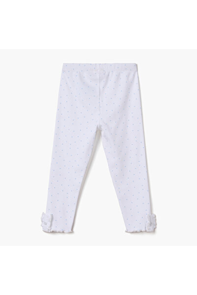 Juniors Polka Dot Print Leggings