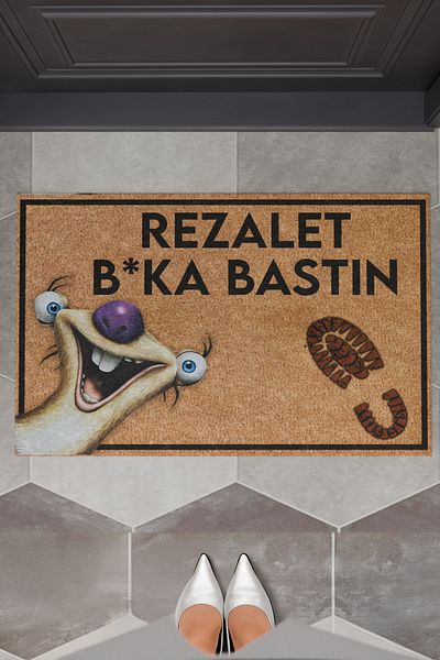 Charmbi Ice Age Slavery B*Ka Bastin Decorative Multi-Purpose Interior and Exterior Door Mat