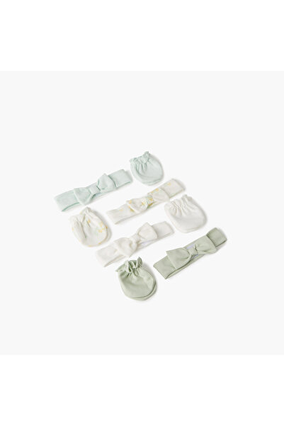 Juniors مجموعة متنوعة من عصابات الرأس والقفازات مكونة من 8 قطع