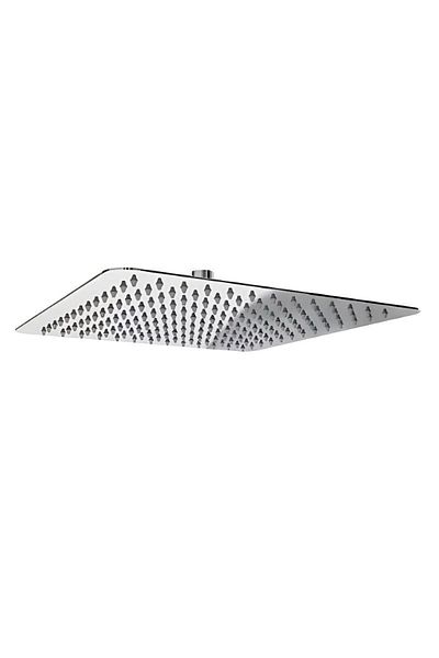 cribeau Square shower head, ultra slim, rain type 40x40 cm Cribeau, stainless steel, anti-limescale design