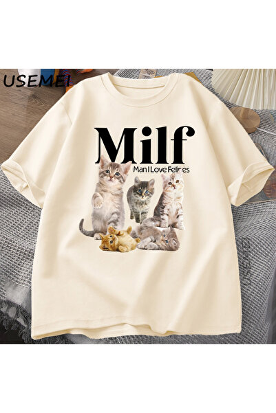 Tarzsokak MILF Muškarac Volim mačka s Cottagecore mačka s Majica za muškarce ...