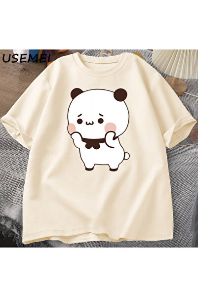 Tarzsokak Ursul DuDu uimitorul Panda BuBu cu un tricou cu flori amuzant drăgu...