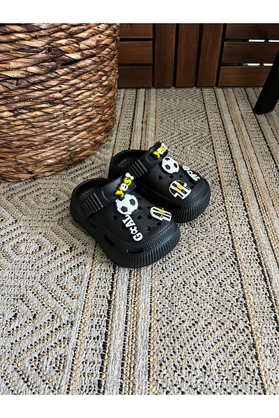 Behtah Kundura Girls Boys Cross Jibbitz Fancy Gift Closed Front Garden Pool Daily Sandals Slippers