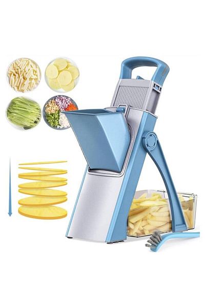 TERRION Vegetable Chopper Safe Mandoline Slicer With Adjustable Thickness,Chopper With Container