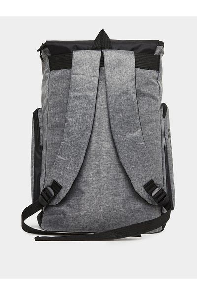 Styli Boys Grey Printed Pocket Backpack