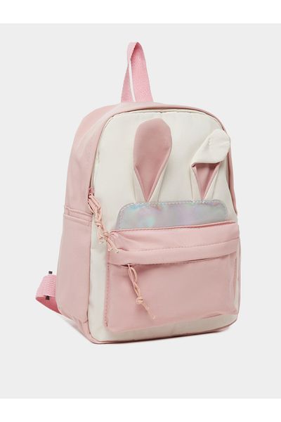 Styli Girls Pink Bunny Backpack