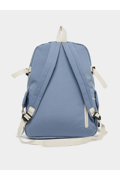 Styli Girls Blue Buckled Pocket Backpack