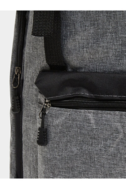 Styli Boys Grey Printed Pocket Backpack