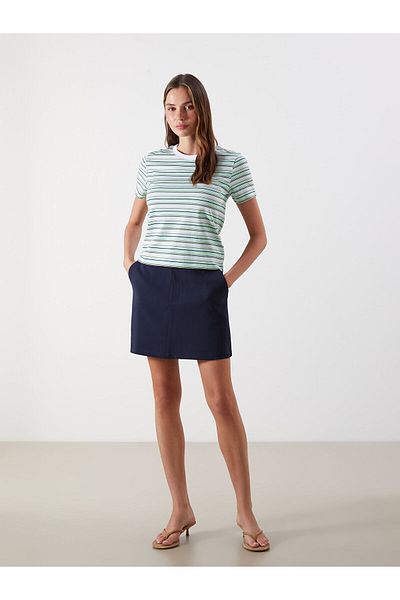 LC Waikiki Crew Neck Striped Women's T-Shirt