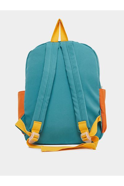 Styli Color Block Backpack with Buckle Strap