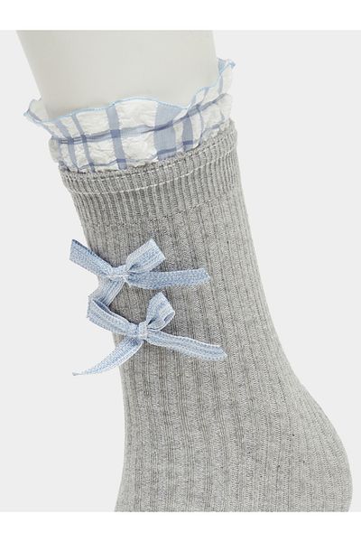 Styli Bow Detail Crew Socks