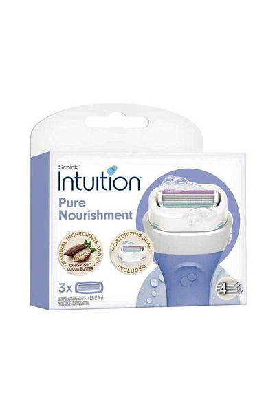 Schick Intuition4 Pure Nourish. Refill3 (5) --- Intuition4 Refill Shakes