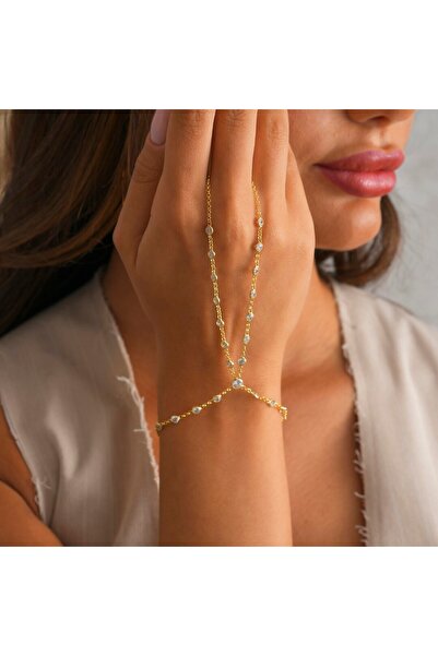 Queen Silver Jewelry 925 ayar gümüş zirkon taşlı seyrek tamtur açık parmak şa...